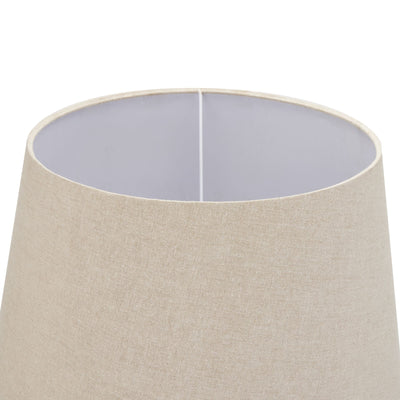 Delaney Collection Grey Urn Lamp With Linen Shade