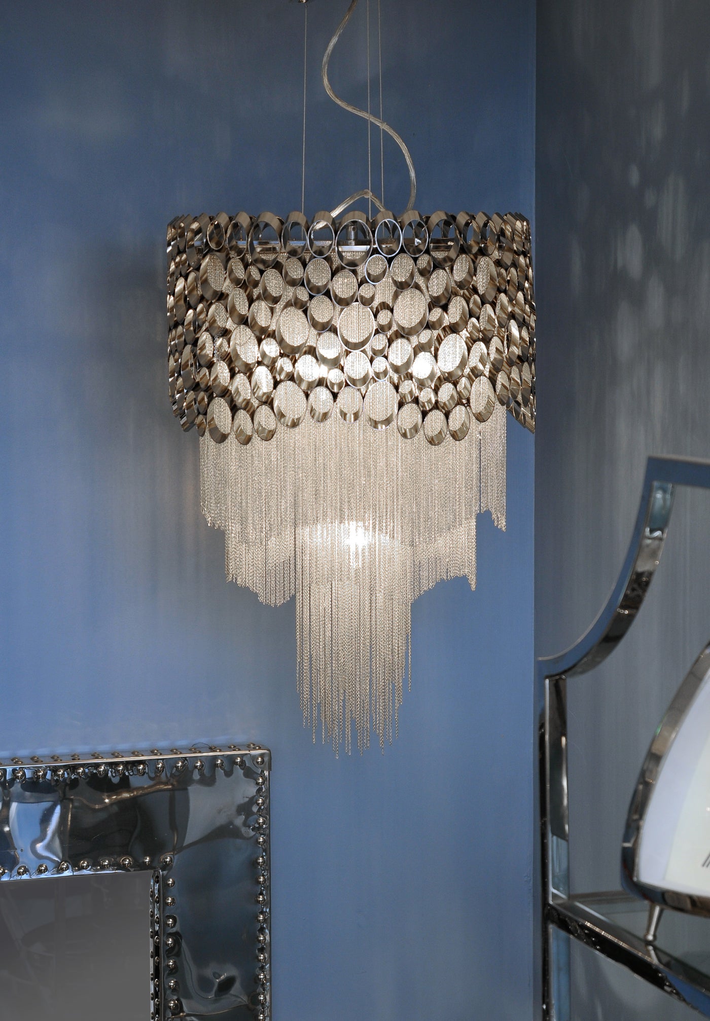 Venus Nickel Chandelier