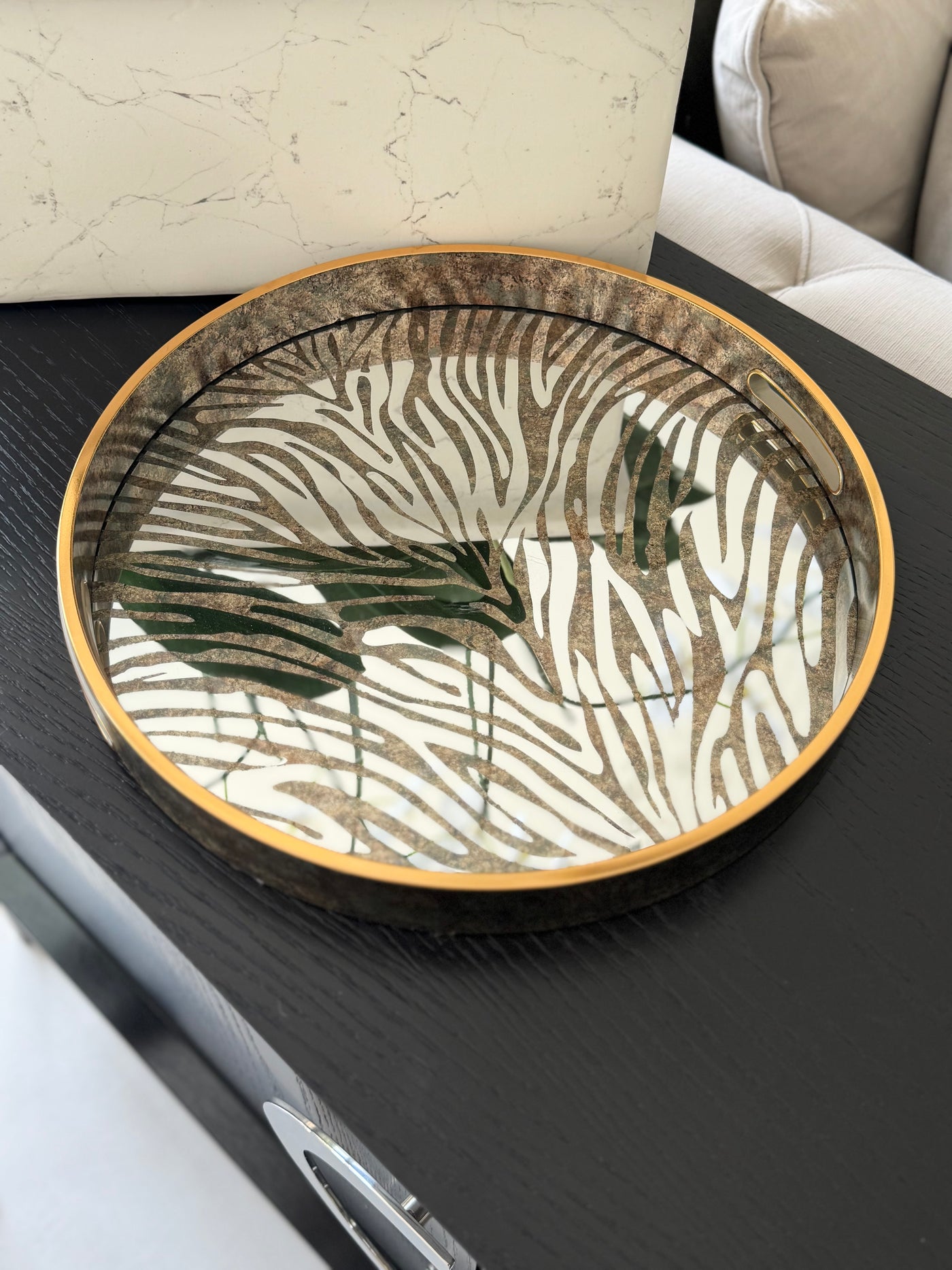 Zebra Pattern Tray