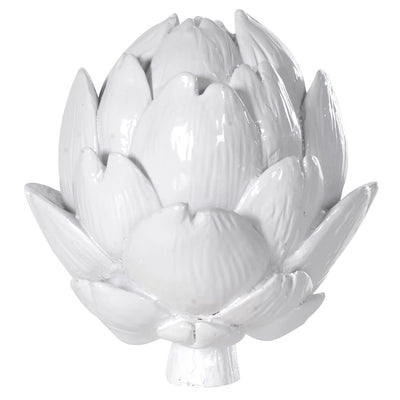 White Artichoke Ornament