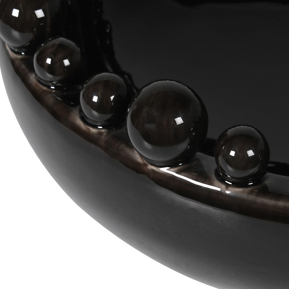 Black Bobble Edged Bowl