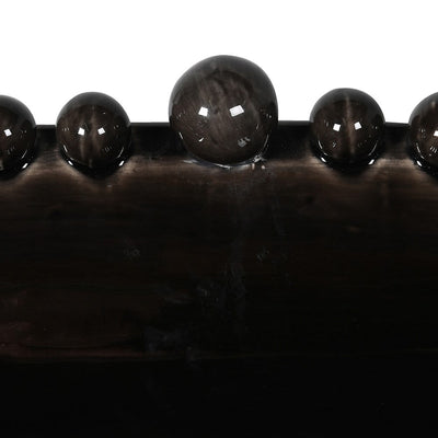 Black Oval Bobble Edged Bowl