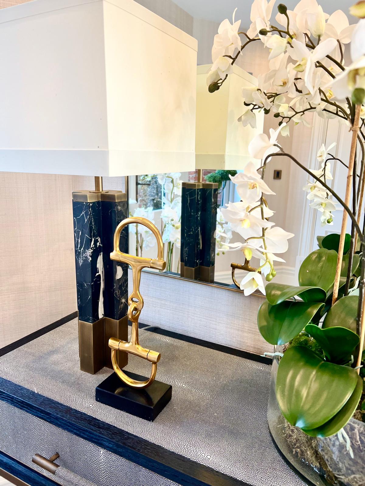 Brass Horse Bit Decoration