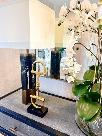 Brass Horse Bit Decoration