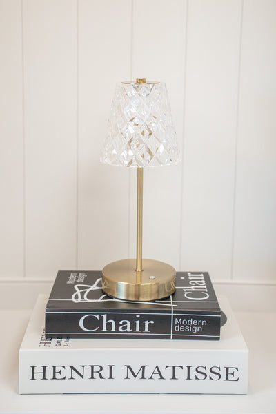 Crystal Effect USB Table Lamp