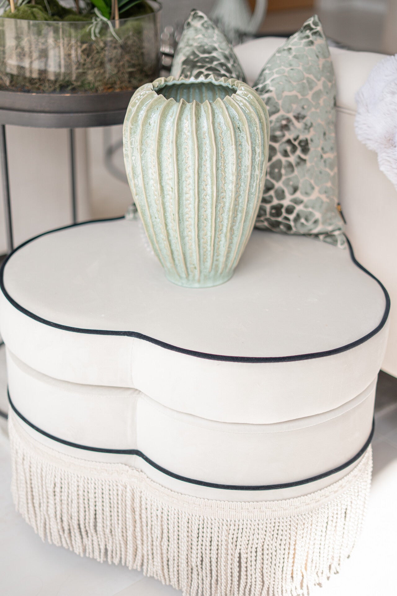 Hand Made Green Ceramic Vase