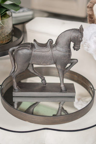 Dressage Decorative Horse On Base Ornament