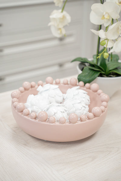 Matt Blush Bobble Bowl