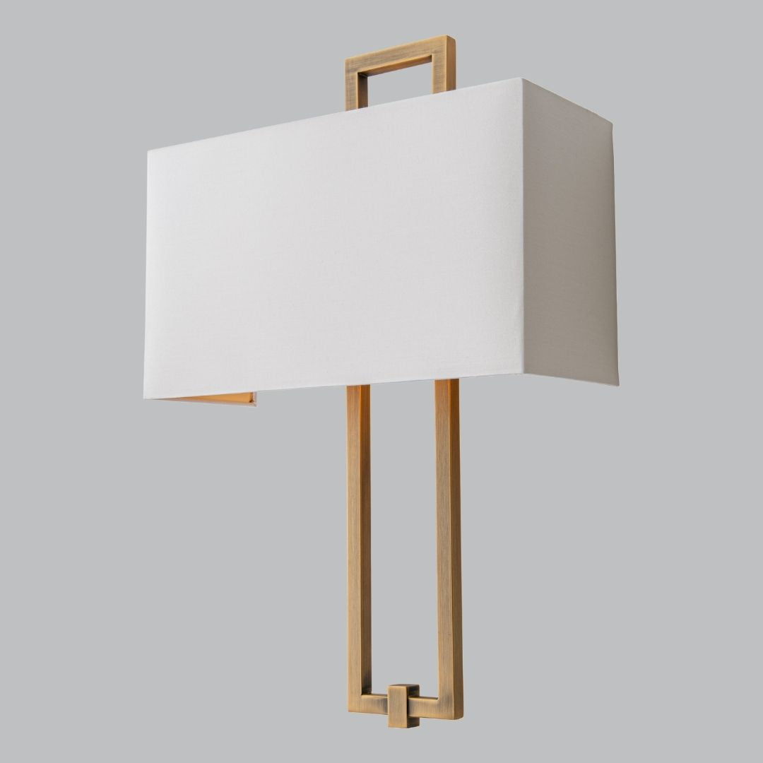 Ember Antique Brass Wall Lamp