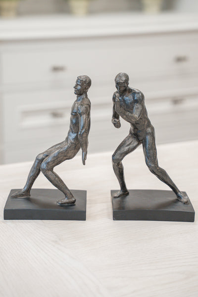 Push and Pull Men Bookends
