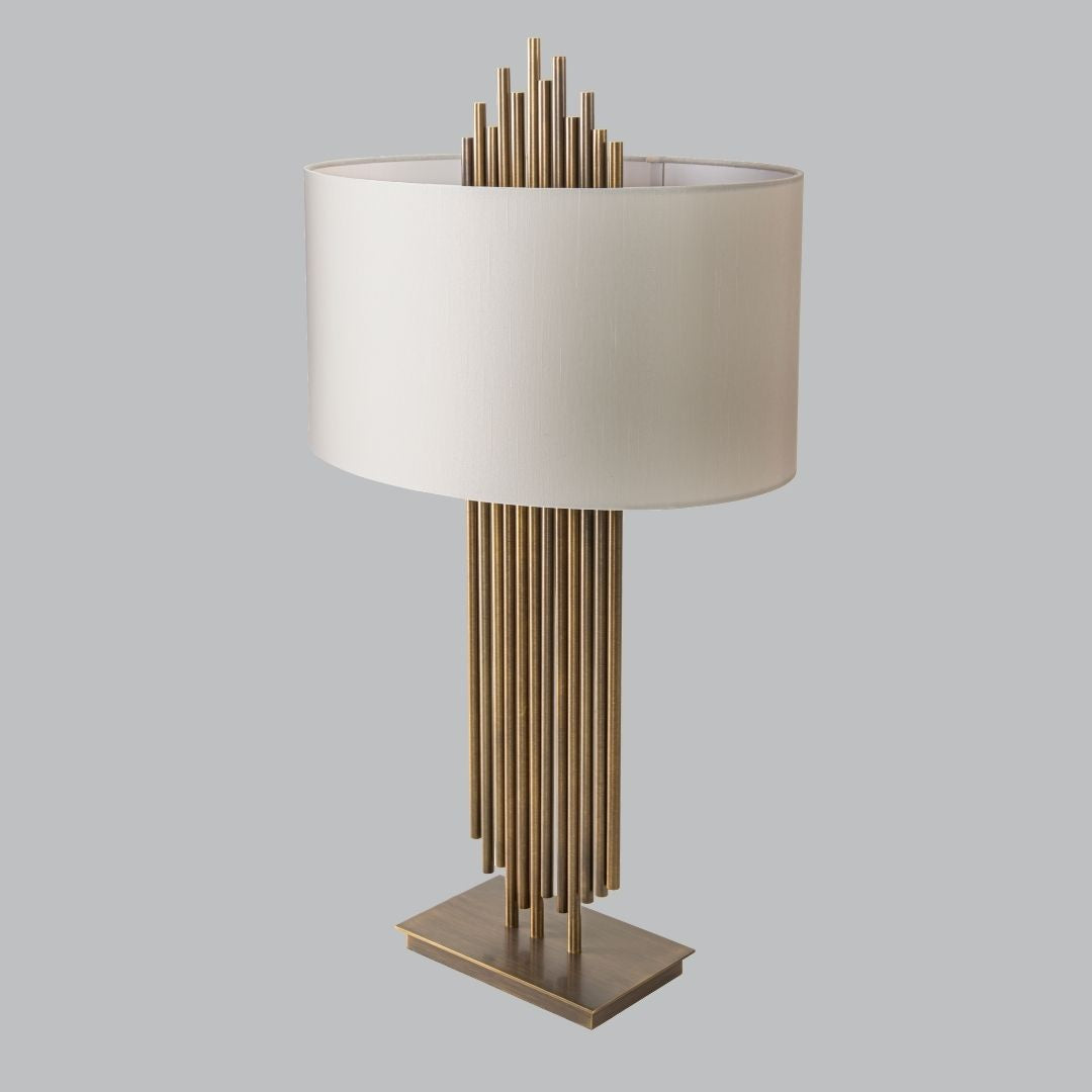 Fable Antique Brass Table Lamp