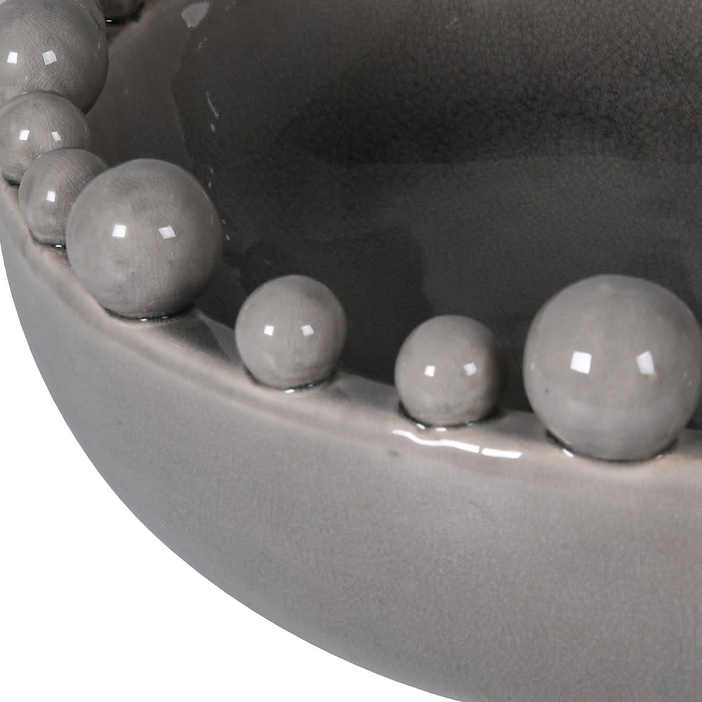 Grey bobble edged bowl 3