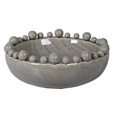 Grey bobble edged bowl