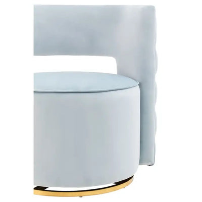 Norfolk Luxury Blue Swivel Chair
