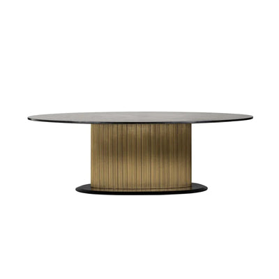 Richmond Interiors Ironville Oval Dining Table – 235cm