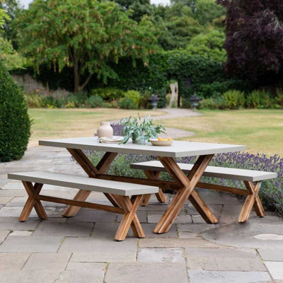 Garden Trading Burford Table and Bench Set