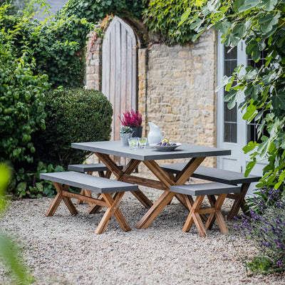 Garden Trading Burford Table and Bench Set