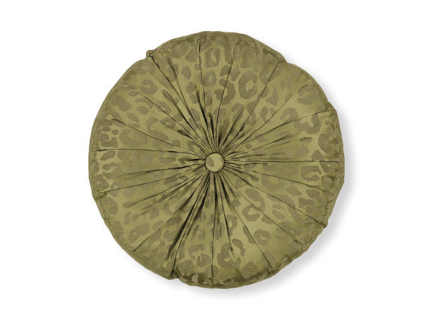 Saskia Circular Cushion Somerset Green