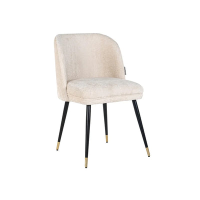 Alicia Chair in White Chenille