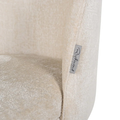 Alicia Chair in White Chenille