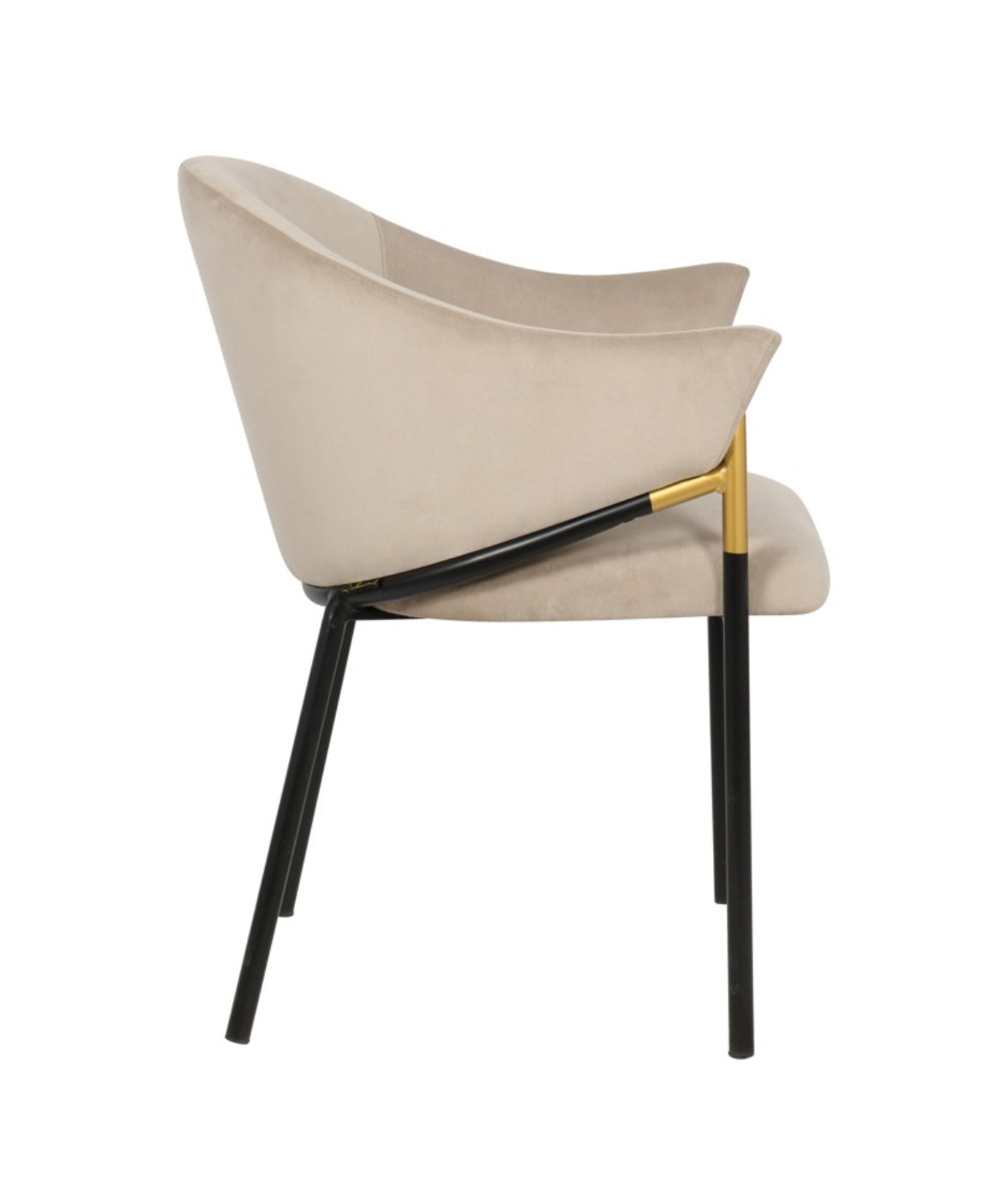 Jocasta Chair khaki velvet