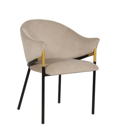 Jocasta Chair khaki velvet