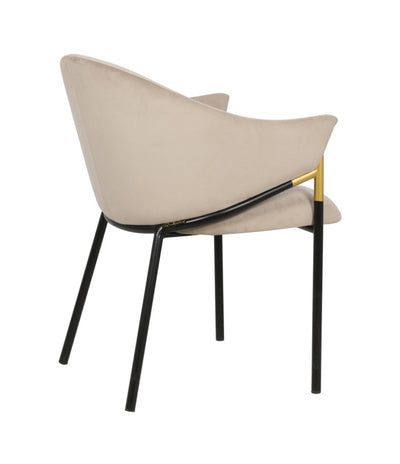 Jocasta Chair khaki velvet