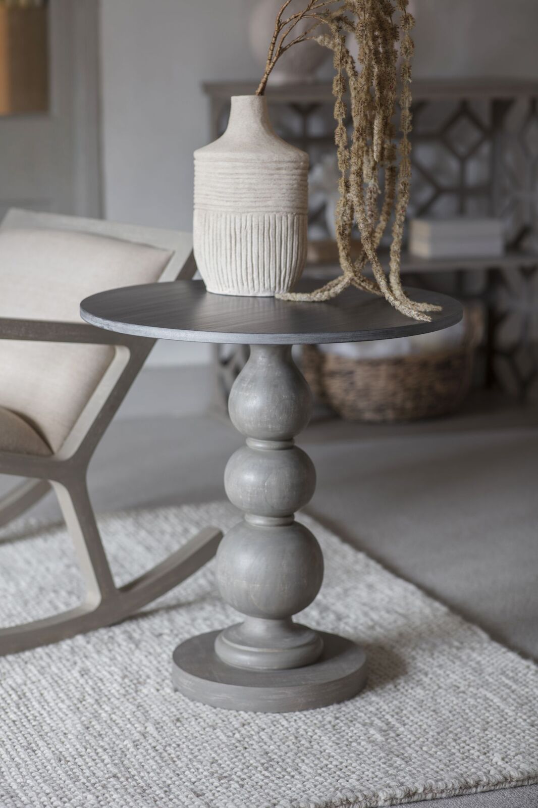 Barnabus Side Table Grey