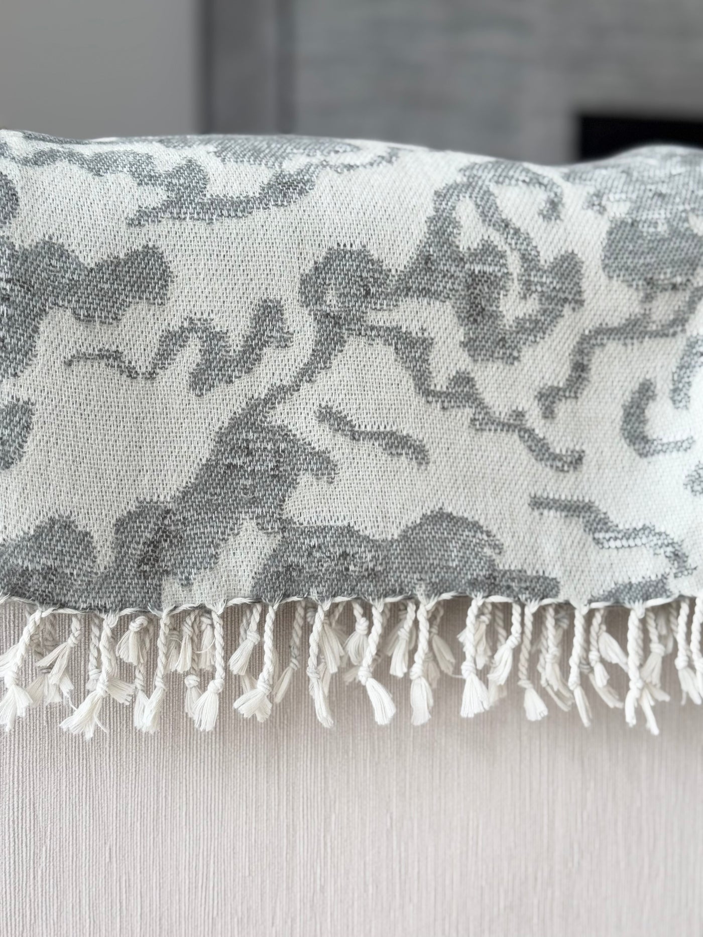 Natural Waves Cotton Throw