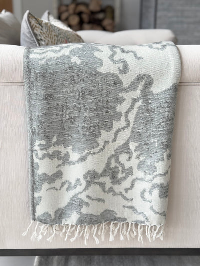 Natural Waves Cotton Throw