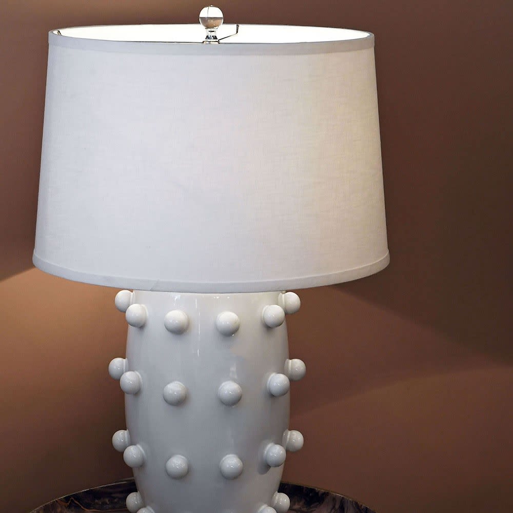 WHITE BOBBLE LAMP