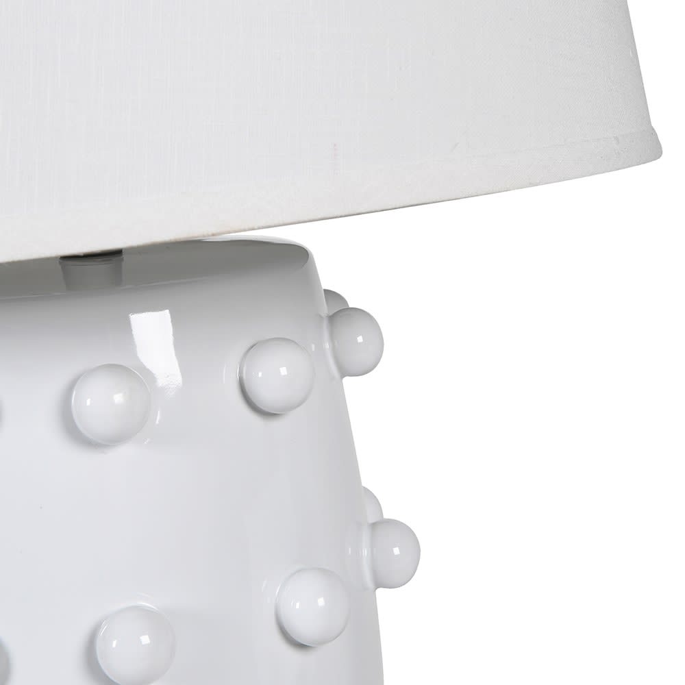 WHITE BOBBLE LAMP