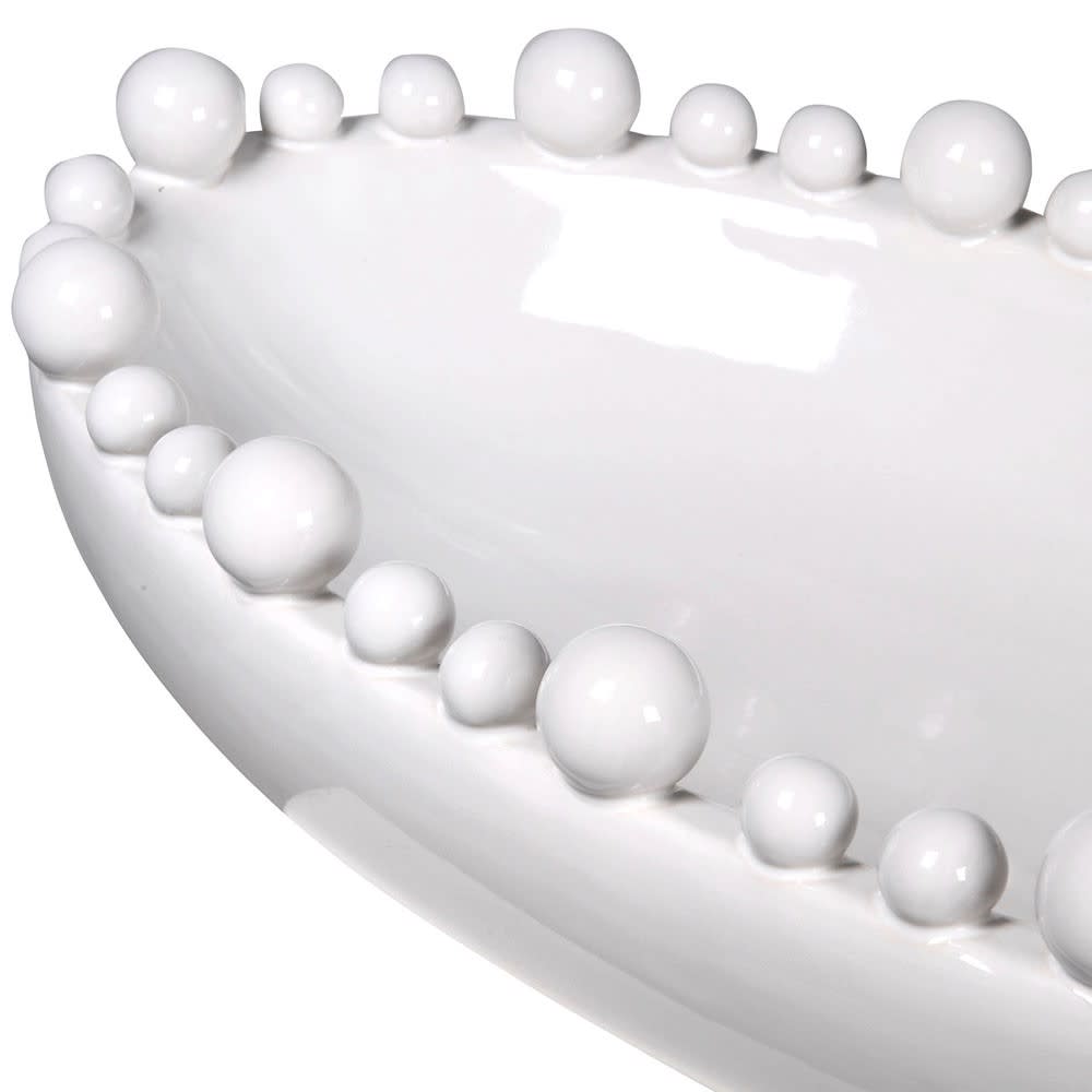 White Oval Ball White Oval Ball Edge Bowl Edge Bowl