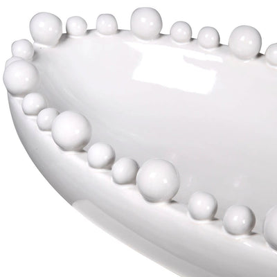 White Oval Ball White Oval Ball Edge Bowl Edge Bowl