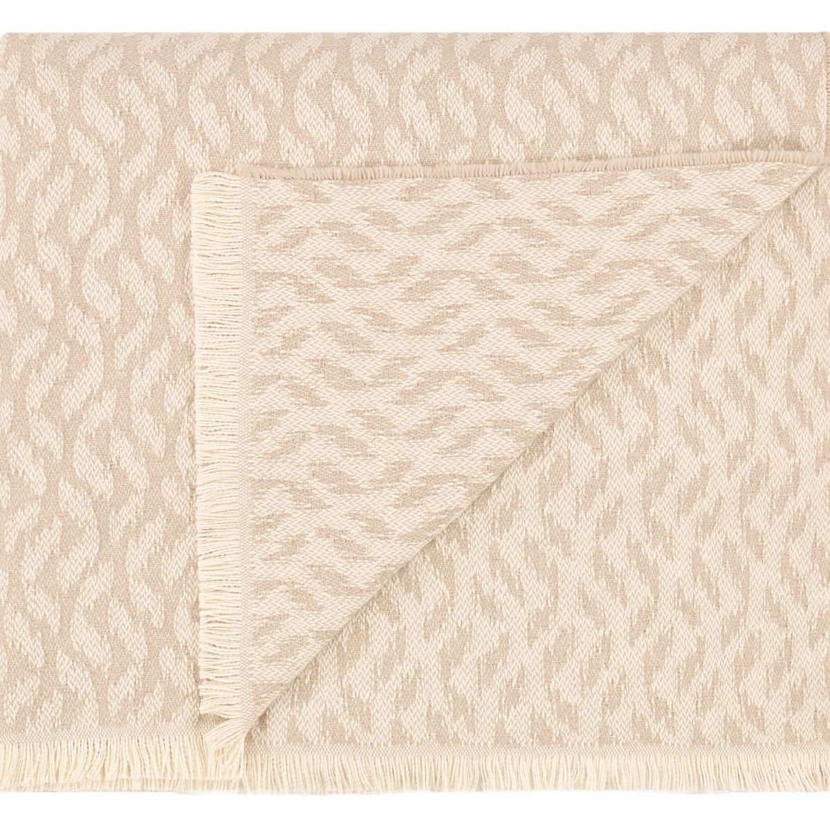 VILLA NOVA ARDEN THROW - PUTTY
