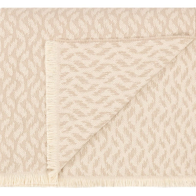 VILLA NOVA ARDEN THROW - PUTTY