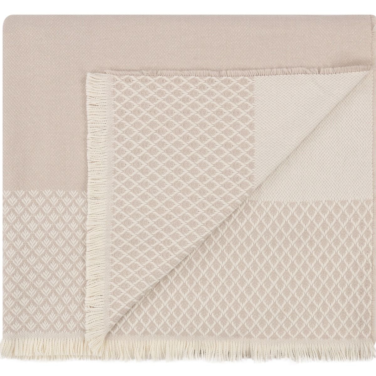 VILLA NOVA LEA THROW - PUTTY