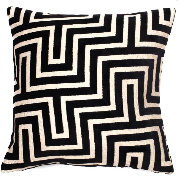 Amazing Black Large Cushion