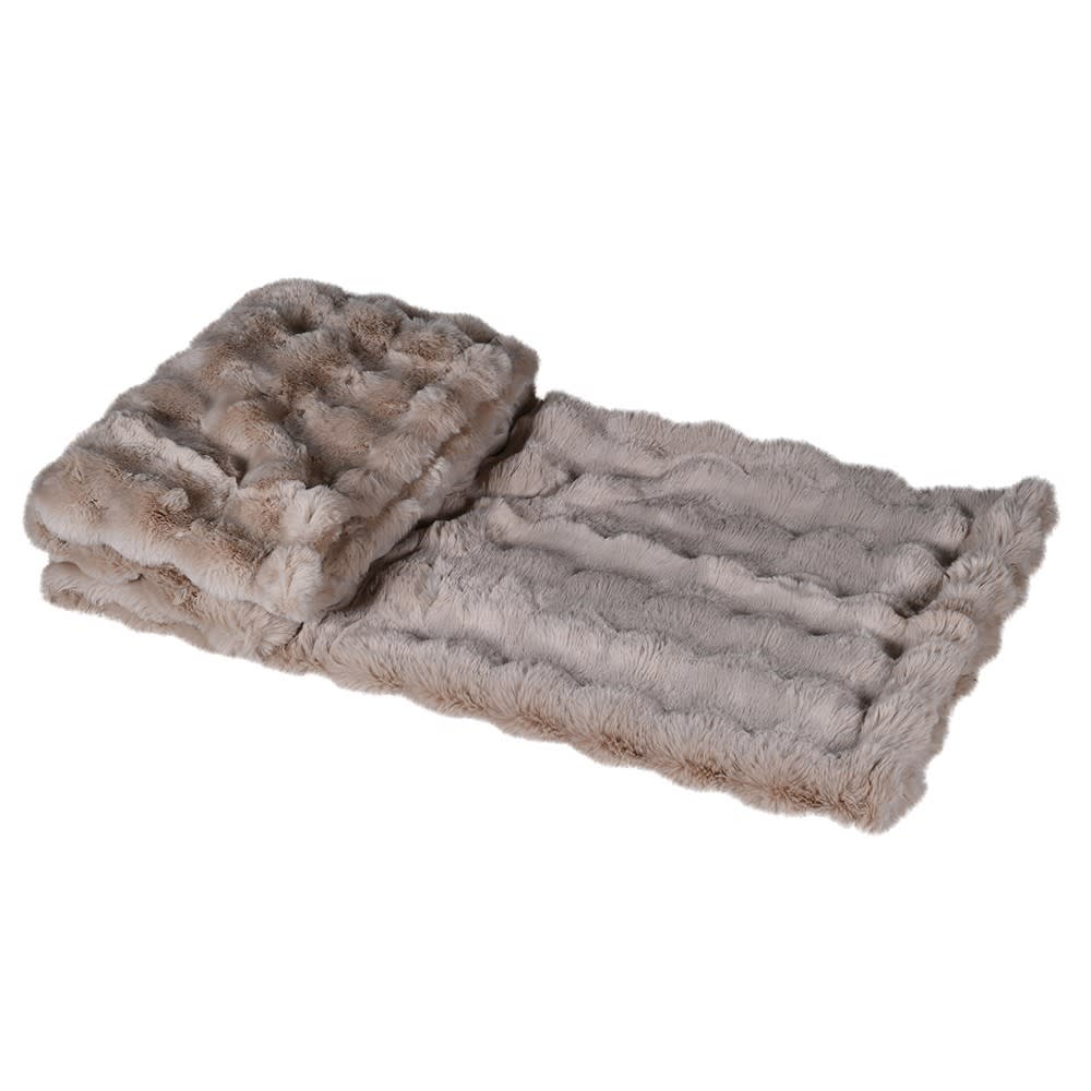 Lux Pearl Faux Fur Throw