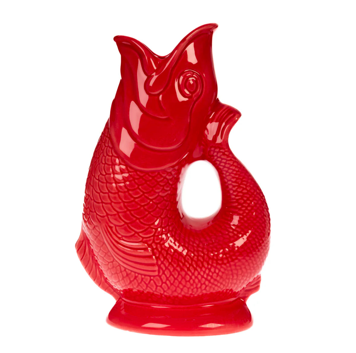 red Glug Jug