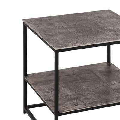 Farrah Collection Silver Side Table