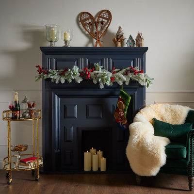 Gold Round Drinks Trolley