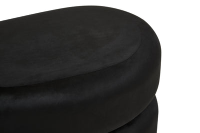 Norfolk Luxury Black Stool