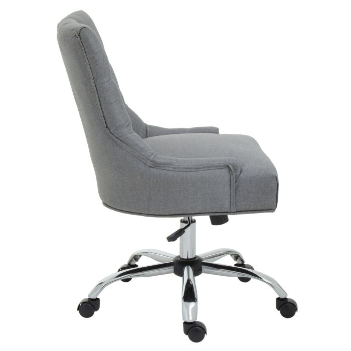 Norfolk Luxury Natural Fabric Home Office Chair