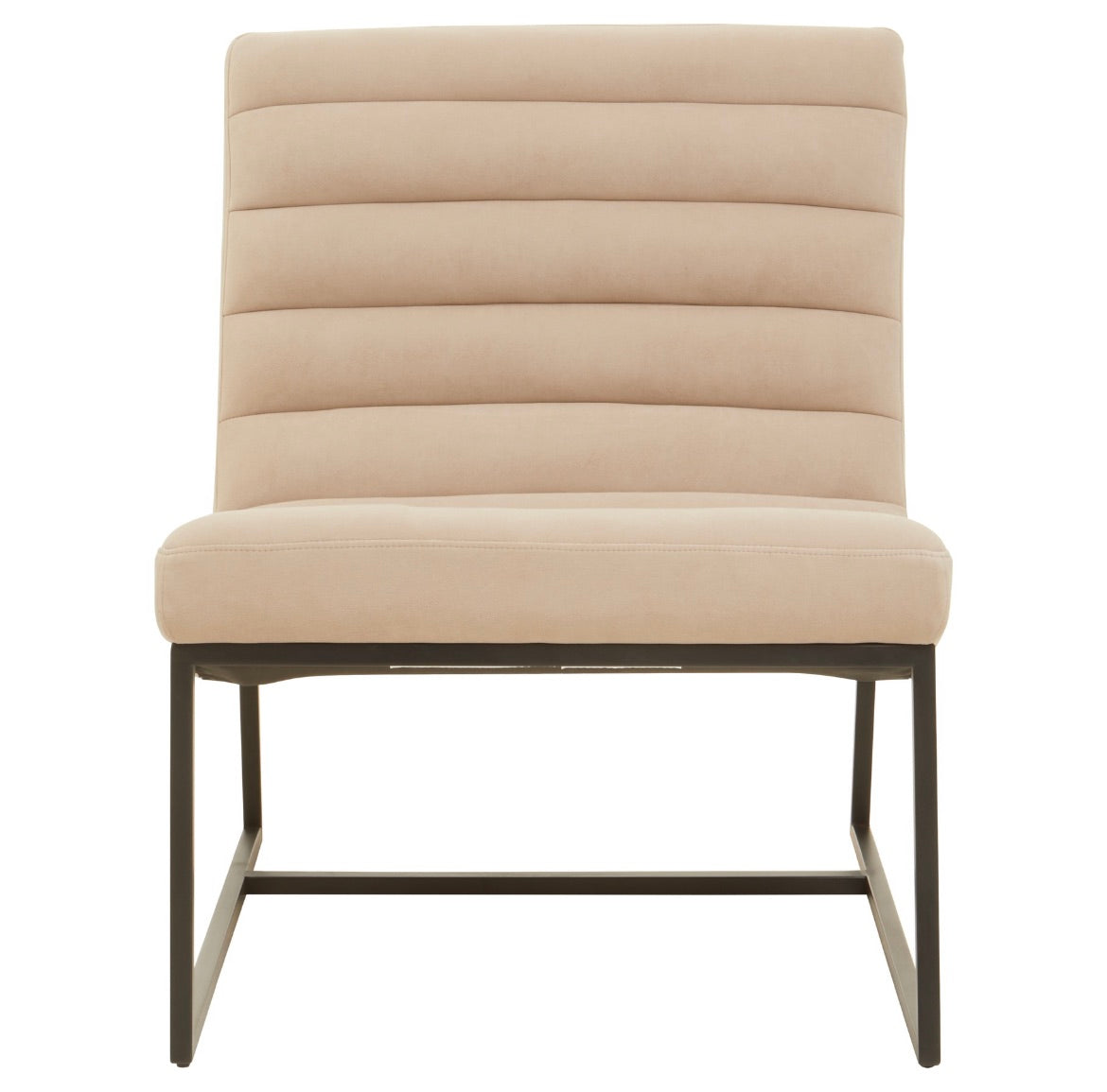 Norfolk Luxury Vogue Ivory Velvet Cocktail Chair