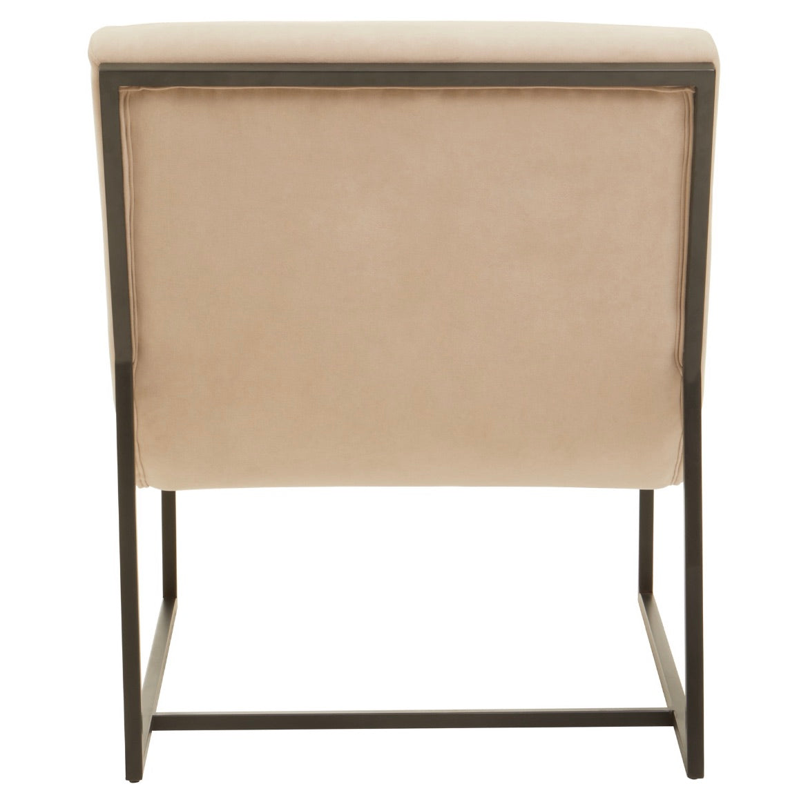 Norfolk Luxury Vogue Ivory Velvet Cocktail Chair