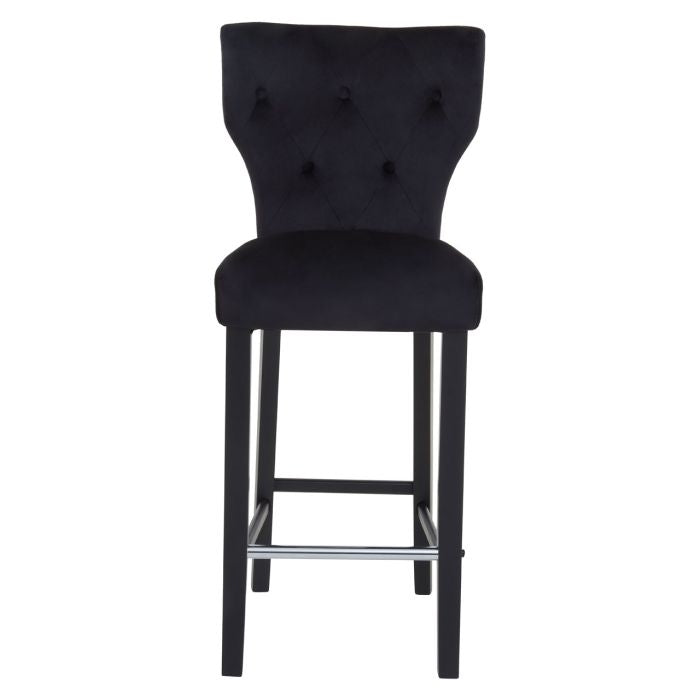 Norfolk Luxury Mayfair Black Bar Stool