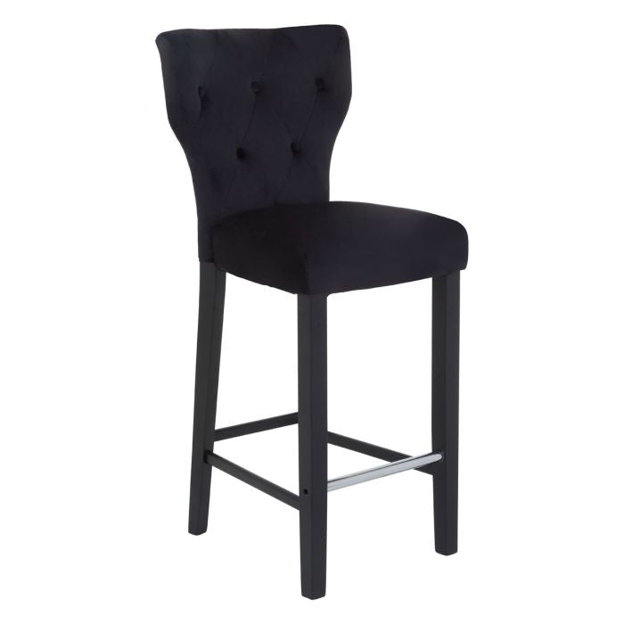 Norfolk Luxury Mayfair Black Bar Stool