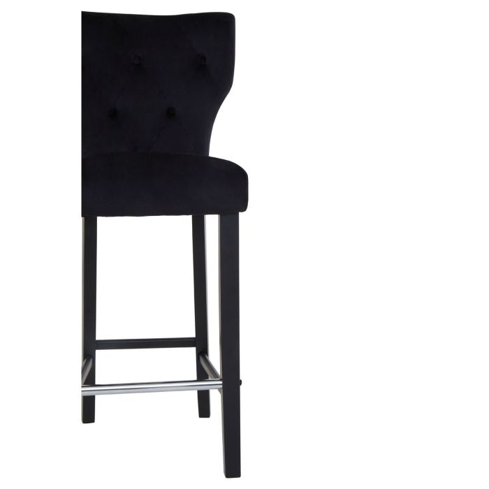 Norfolk Luxury Mayfair Black Bar Stool