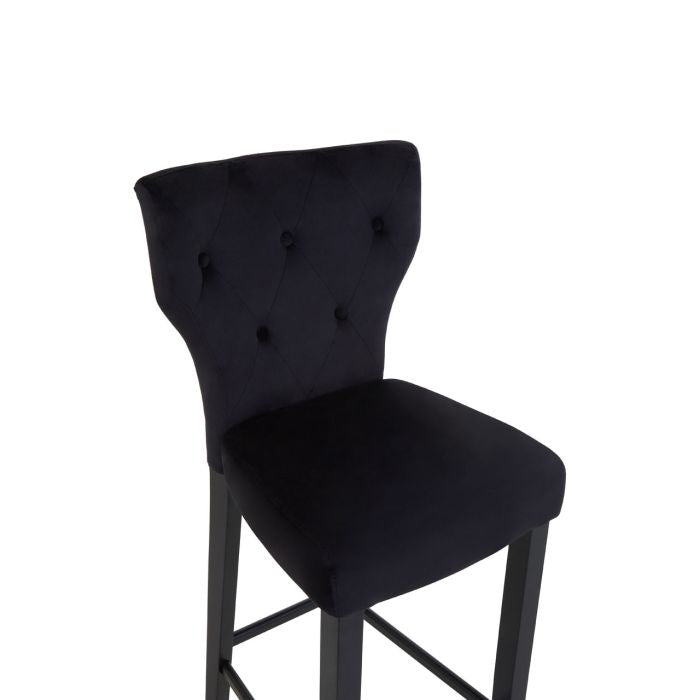 Norfolk Luxury Mayfair Black Bar Stool